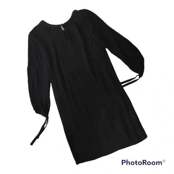 Anthropologie New Holiday Yoana Baraschi Black Tunic Dress Originally $482 - Picture 2 of 6